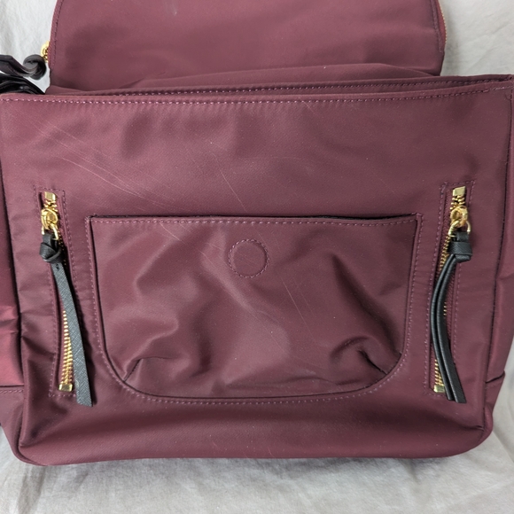 Karl Lagerfeld Burgundy Crossbody Bag - Picture 3 of 5